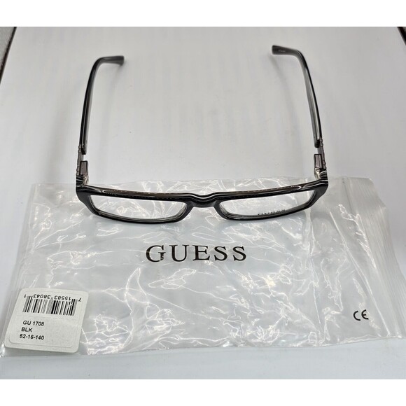 Guess Eyeglasses GU 1708 BLK Marble UNISEX DEMO 52/16/140 - Picture 2 of 15